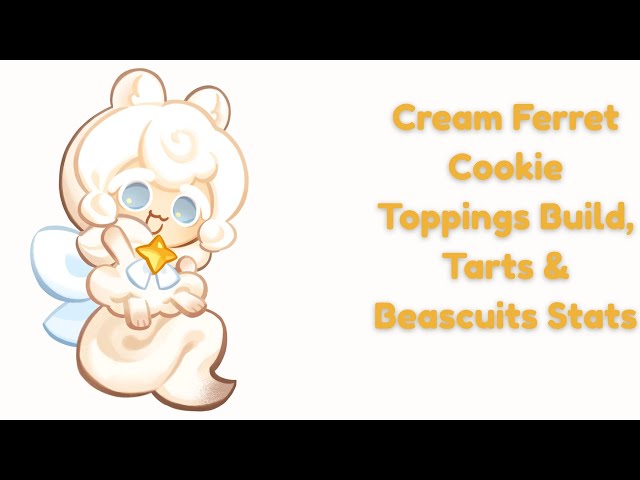 Cream Ferret Cookie Toppings